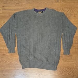Vintage Chaps by Ralph Lauren Heavy Textured Knit Sweater | USA Made | XL
